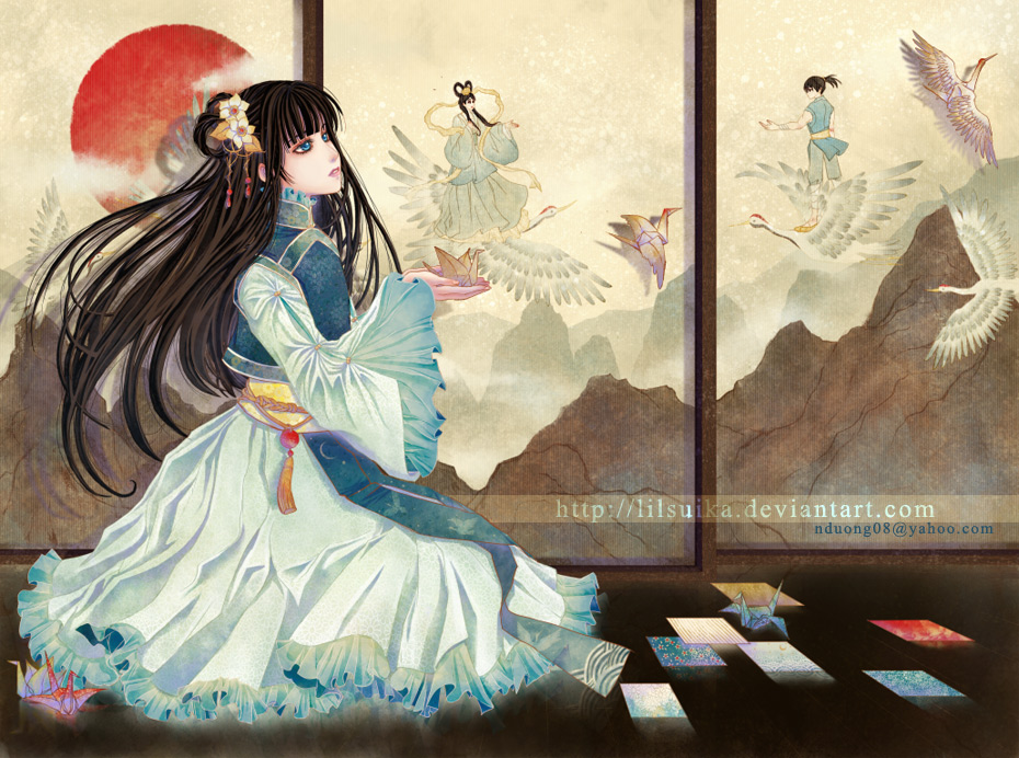 Paper Crane by lilsuika