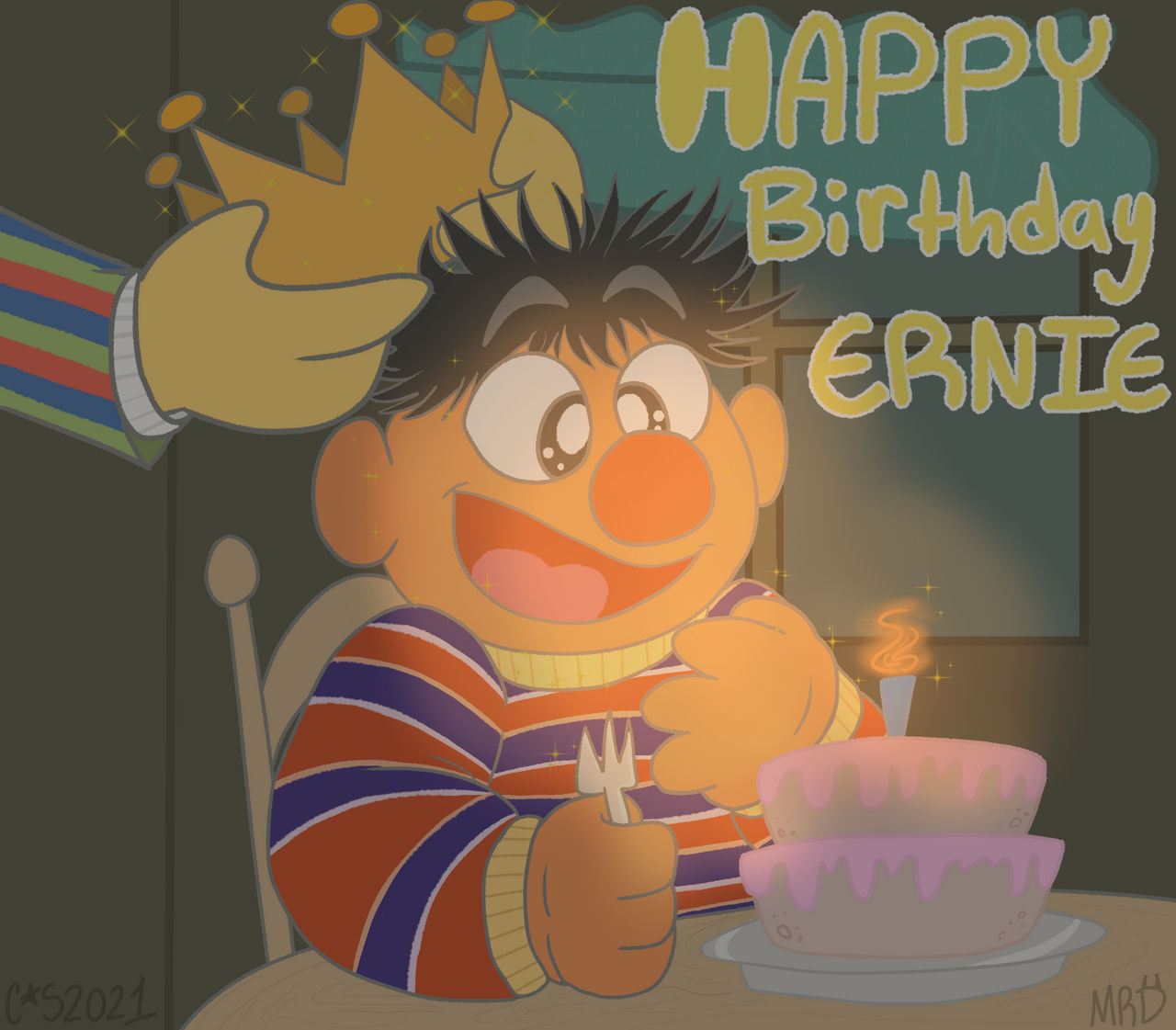 HAPPY BIRTHDAY ERNIE! by ceeceeroxx on DeviantArt