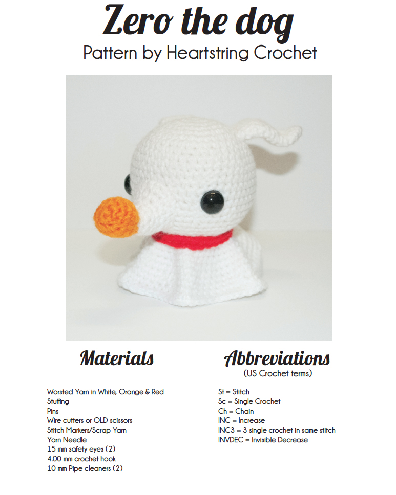Zero Pattern By Heartstring Crochet by Heartstringcrochet on DeviantArt