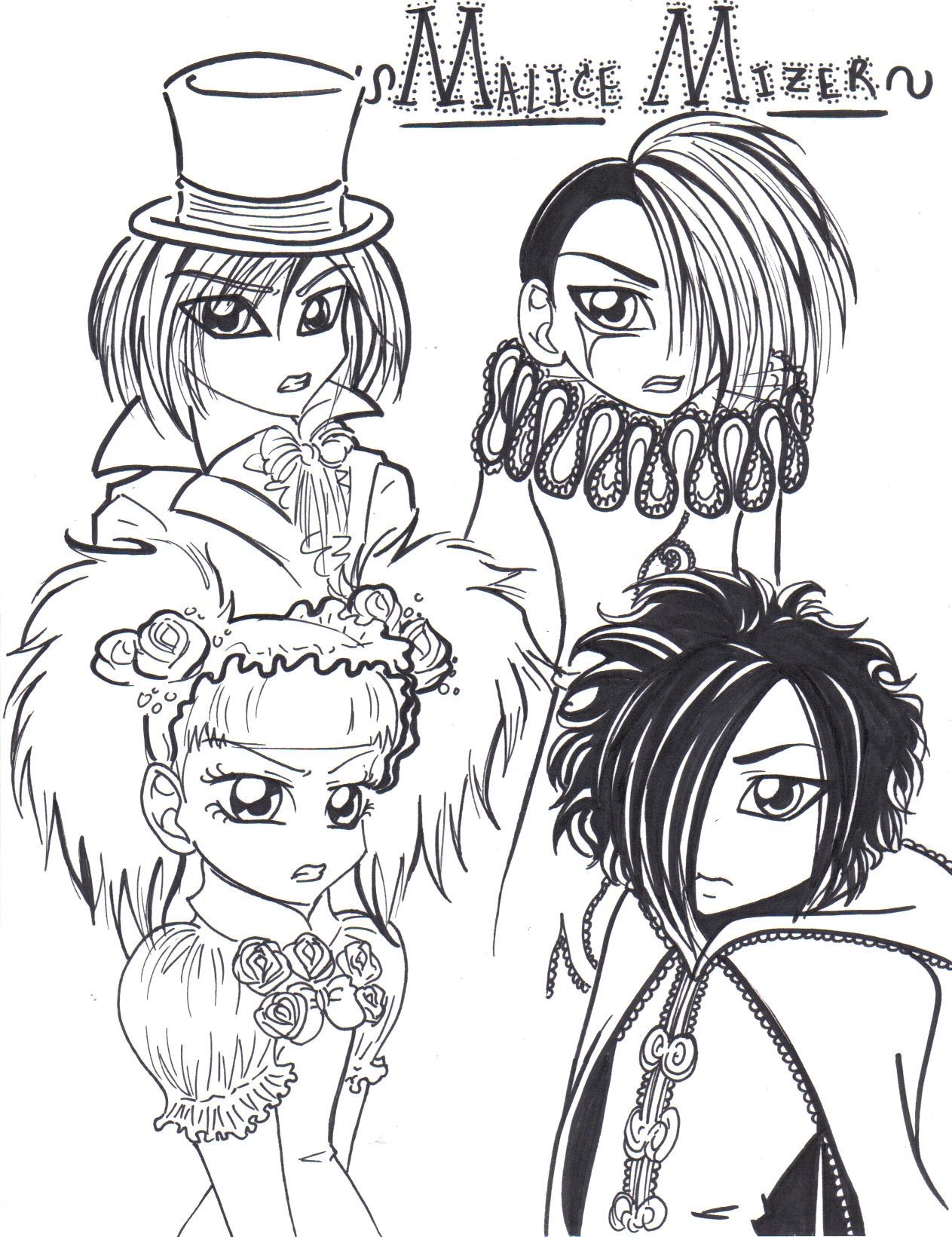 Malice Mizer Chibis