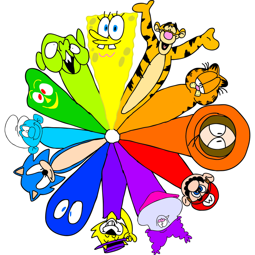 The cartoon color wheel by SuperZachWorldArt on DeviantArt