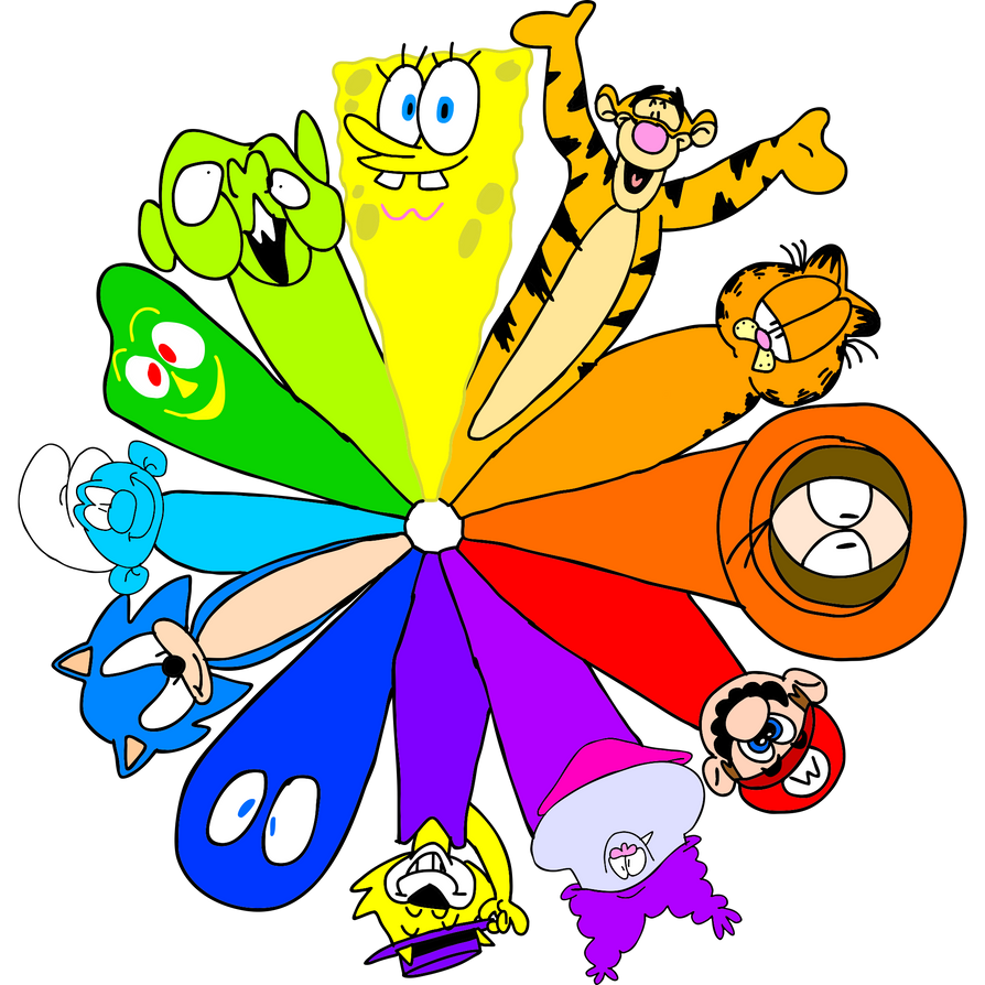 Color Wheel Characters The cartoon color wheel by SuperZachWorldArt on DeviantArt