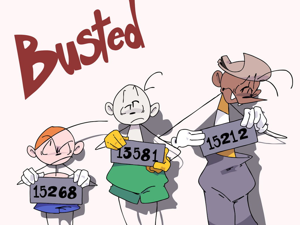 Busted redraw by SuperZachWorldArt on DeviantArt