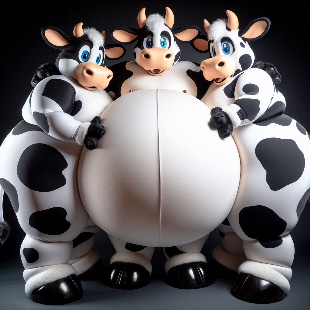 Cow Inflation belly cow by Aiballoonboy11 on DeviantArt