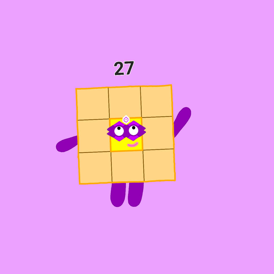 Numberblocks | Numberblock 27 as a cube by December24thDA on DeviantArt