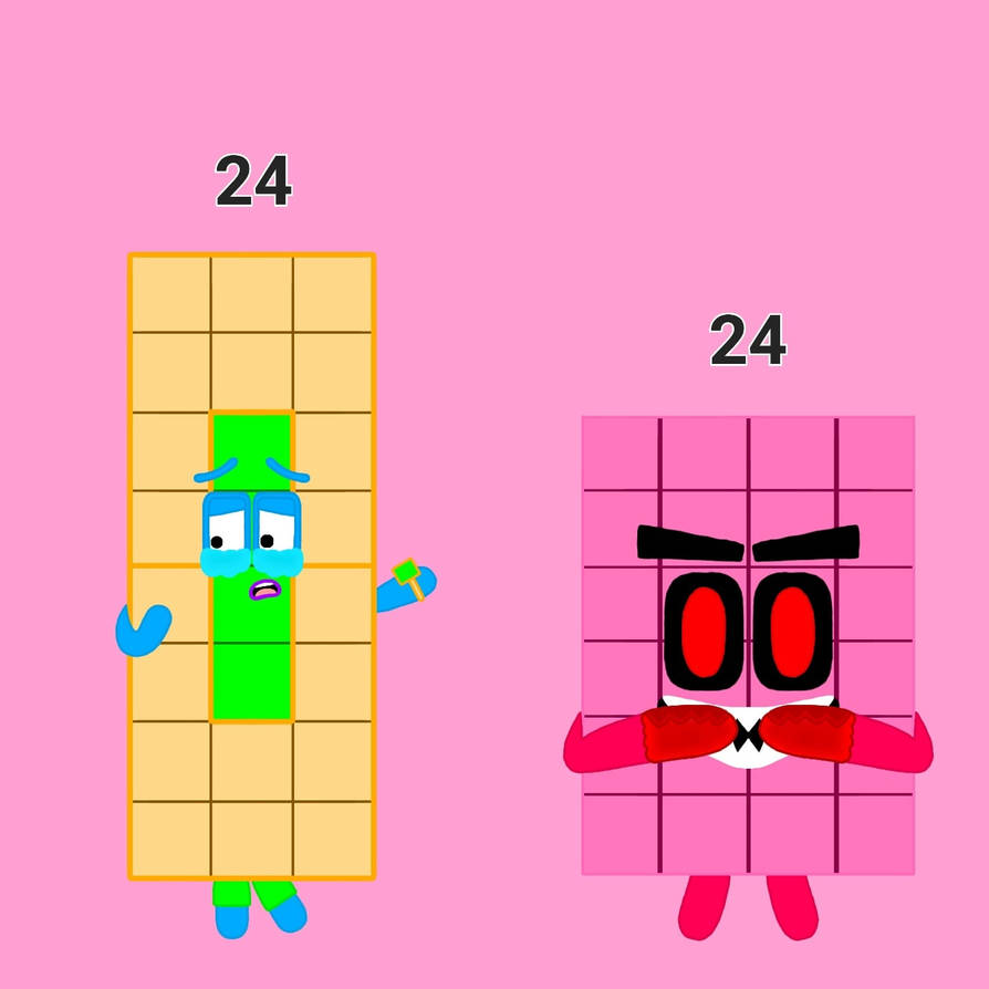 Numberblocks | Numberblock 24 is being SUS by December24thDA on DeviantArt