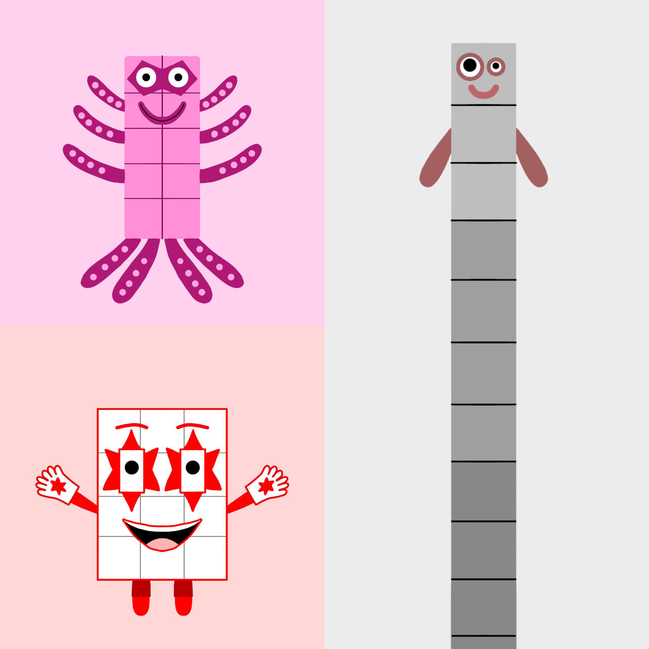 Fanmade numberblocks 10, 11 and 12!!! by December24thDA on DeviantArt