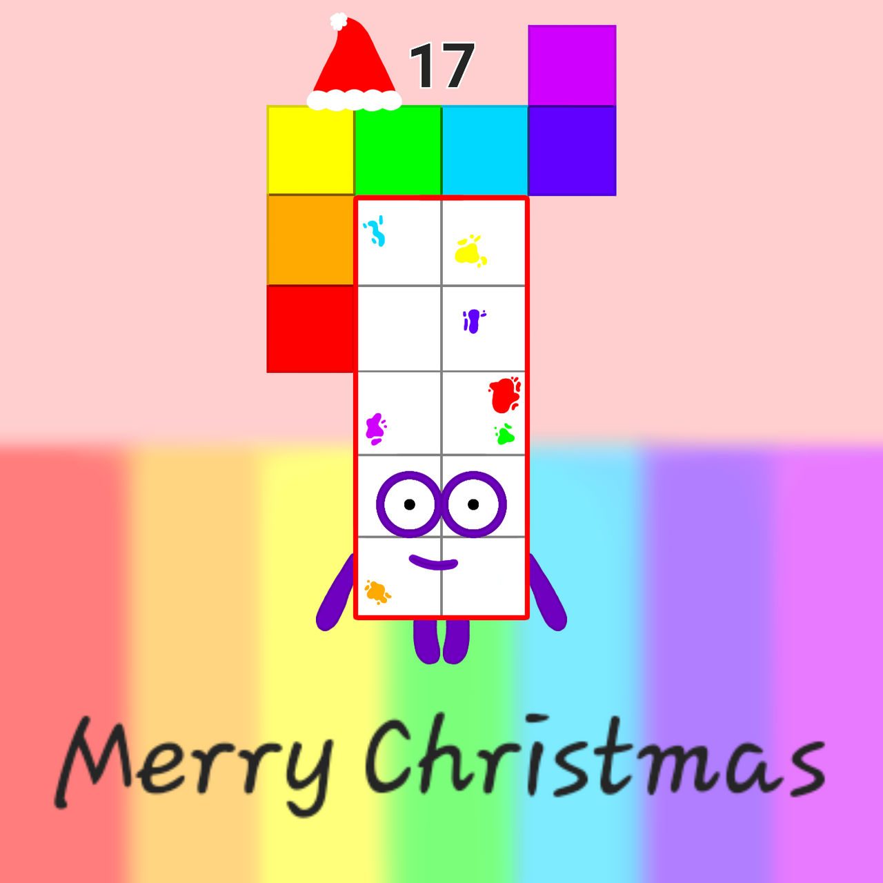 Numberblocks 17 Numberblocks | 17 sleeps until Christmas by December24thDA on DeviantArt