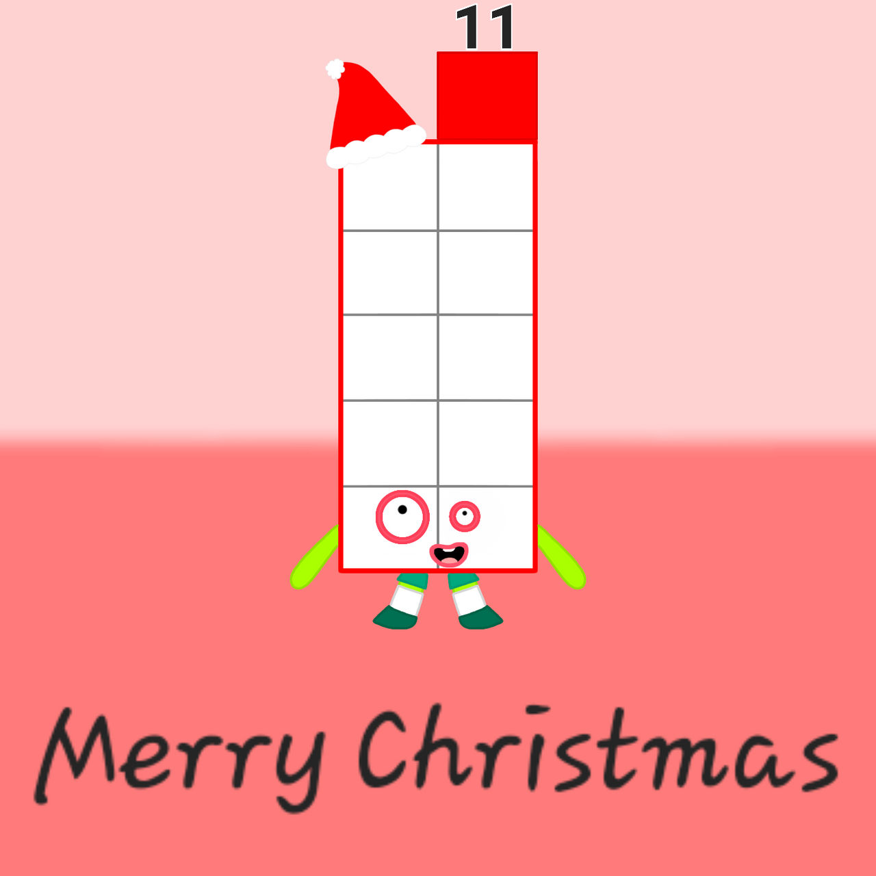 Numberblocks | 11 sleeps until Christmas by December24thDA on DeviantArt