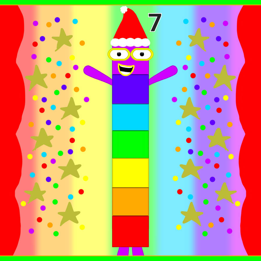 Numberblocks | 7 sleeps until Christmas by December24thDA on DeviantArt