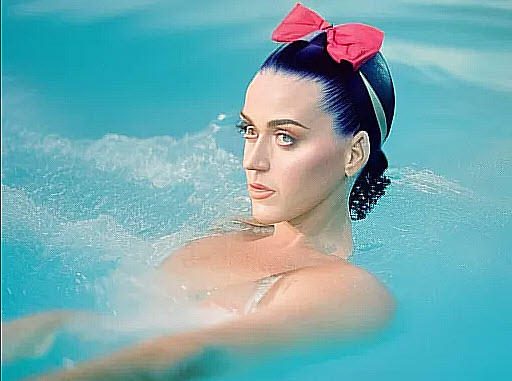 ai made Katy Perry in pool by puddin7777 on DeviantArt