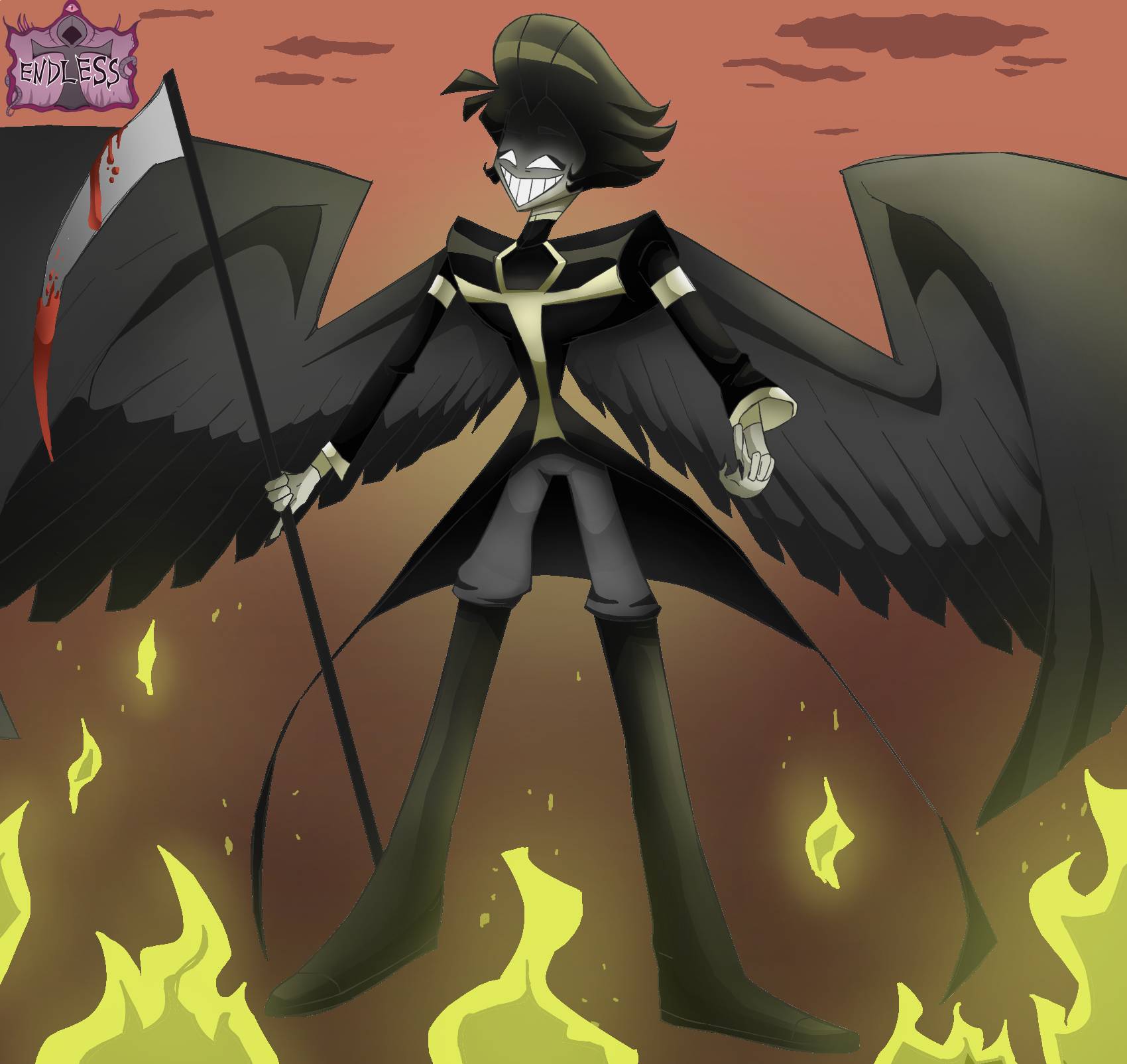 Azrael The Angel of Death (Hazbin Hotel) by SenhorAzrael on DeviantArt