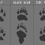 Tokota pawprint chart