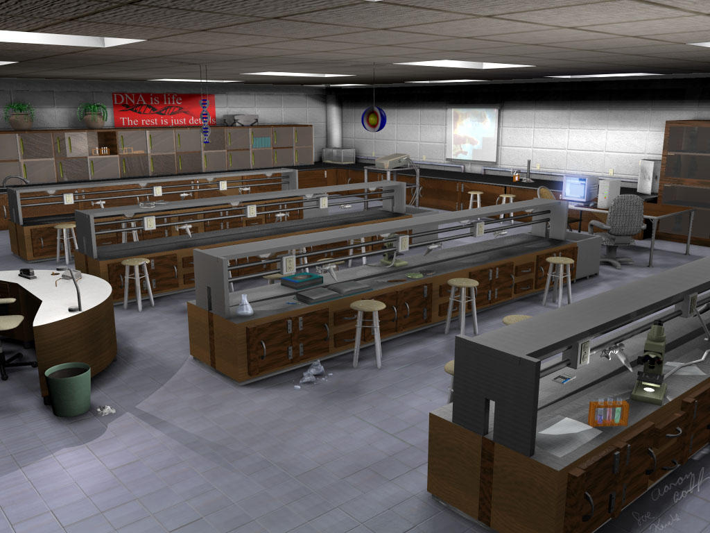 Science Storeroom Science Room Render by asteriskman on DeviantArt