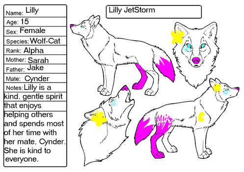 Lilly's Ref Sheet