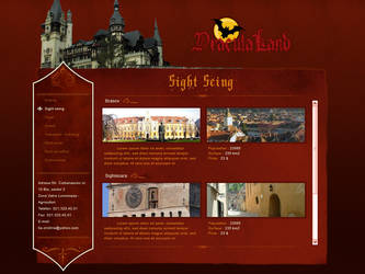 Dracula Land Web Design