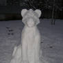 Simba Snow Sculpture