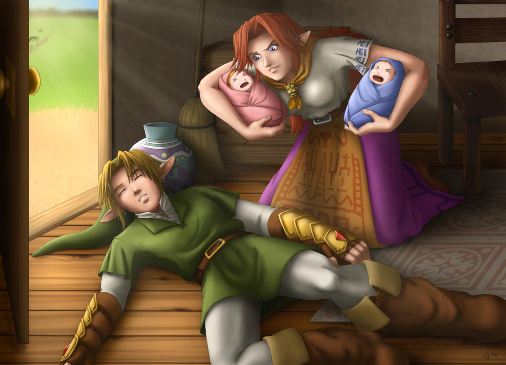 Commission: Link and Malon