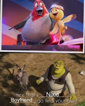 Shrek confronts Pedro third time