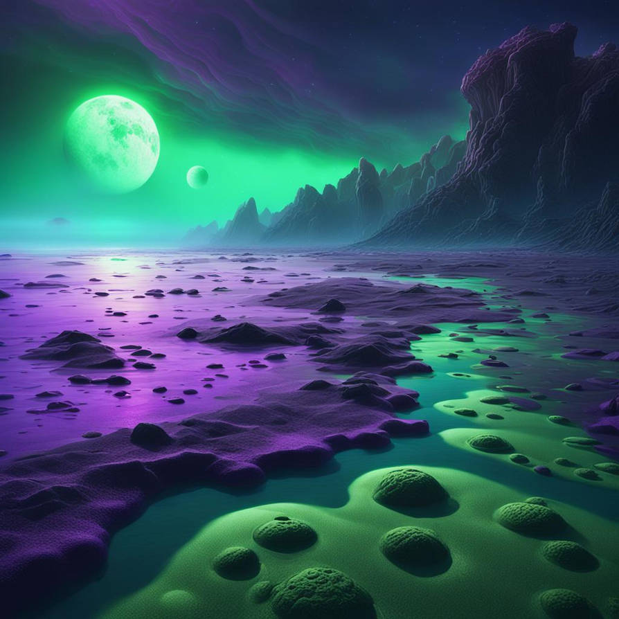 Alien Planet Map Deviantart Alien Planet by Lencarol on DeviantArt