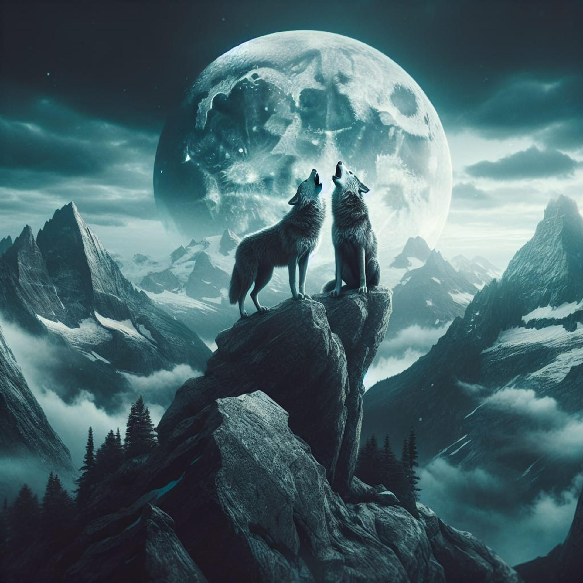 Two Wolves Cover Two Wolves by Lencarol on DeviantArt