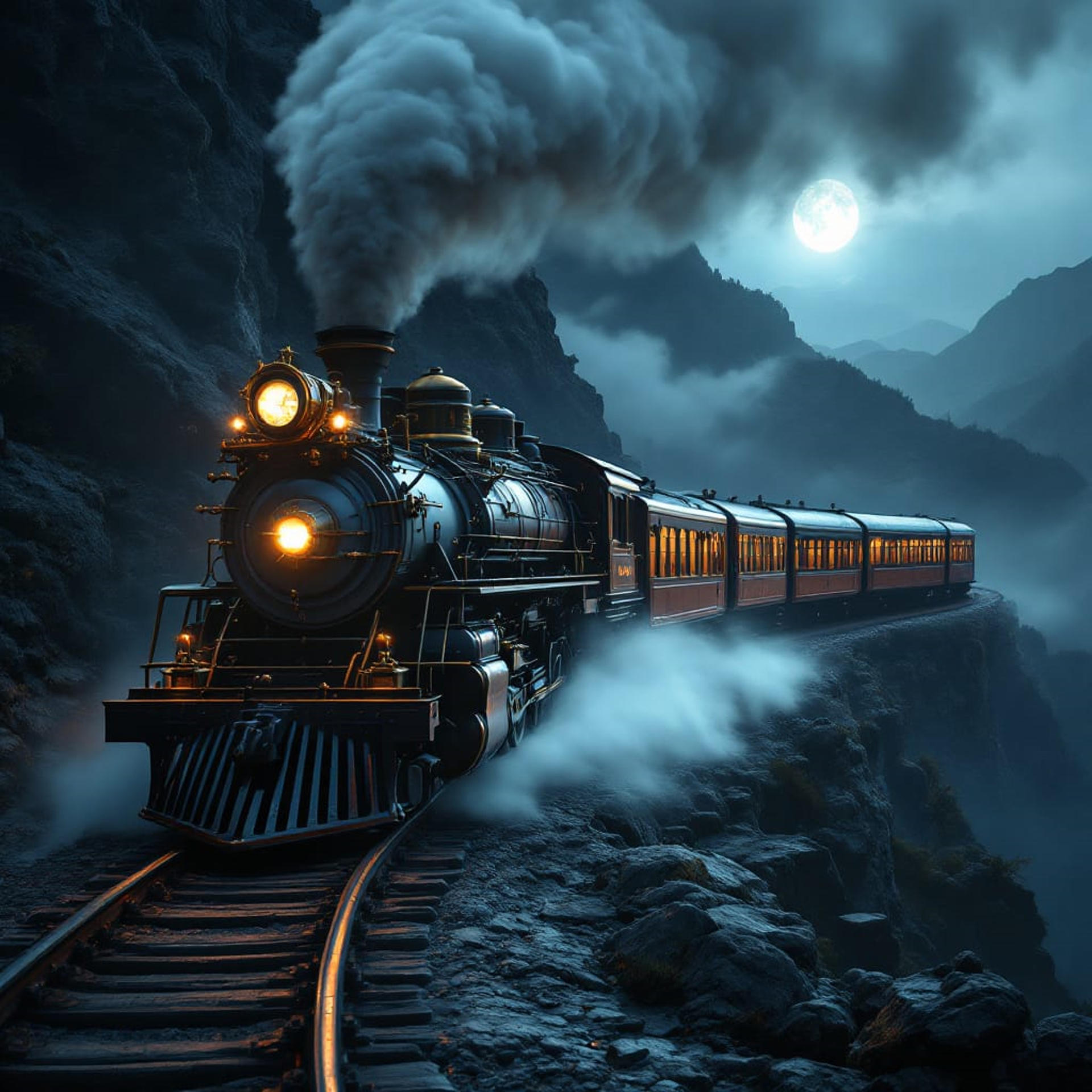 Midnight Train by Lencarol on DeviantArt