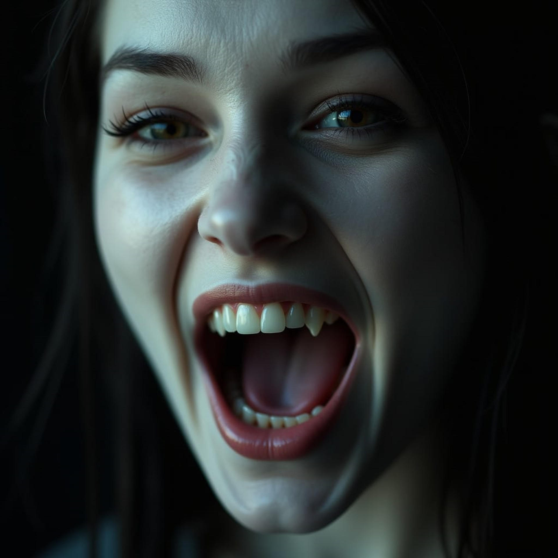 Natural Vampire Fangs by Lencarol on DeviantArt