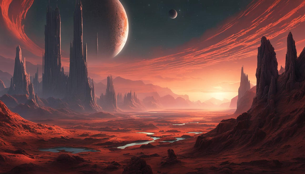 Alien Planet Map Deviantart Alien Planet by Lencarol on DeviantArt
