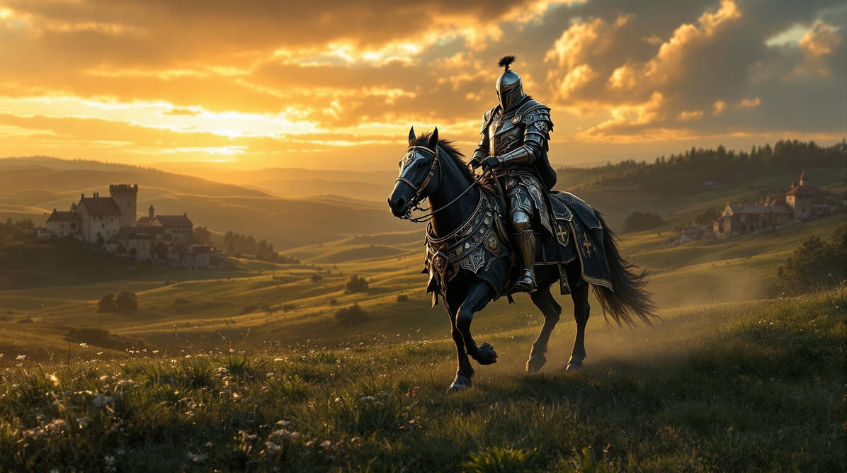 Knight At The Races Knight on his Horse by Lencarol on DeviantArt