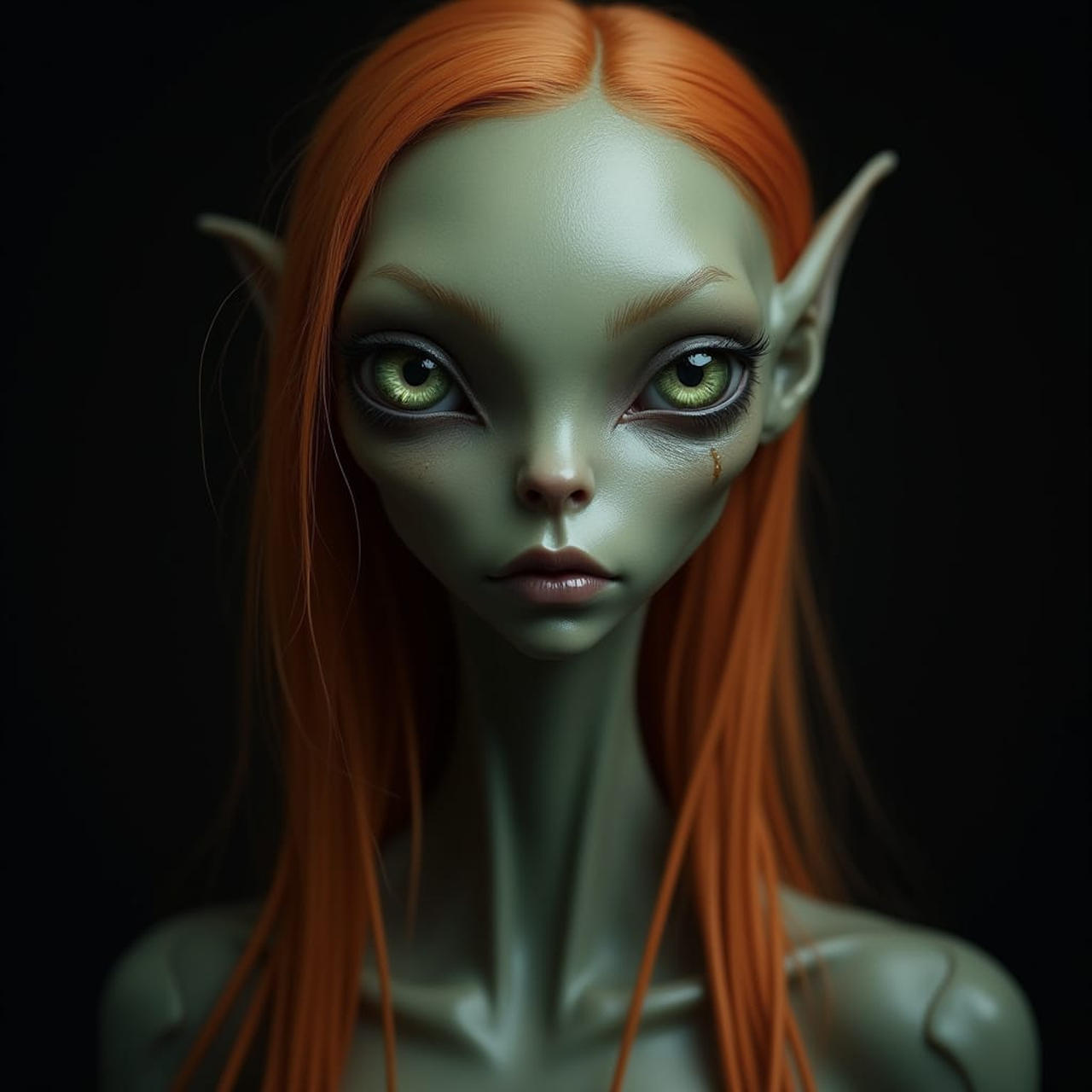 Ginger Haired Alien by Lencarol on DeviantArt