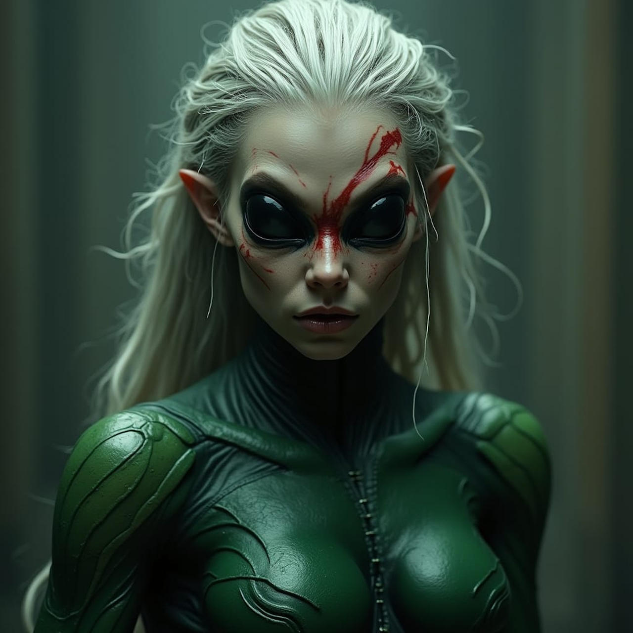 Female Alien Warrior by Lencarol on DeviantArt