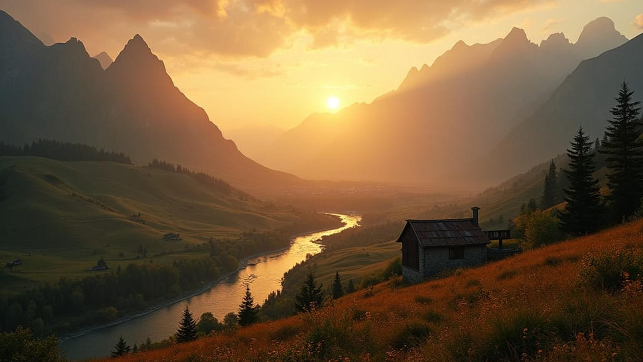 Sunrise in the Country by Lencarol on DeviantArt
