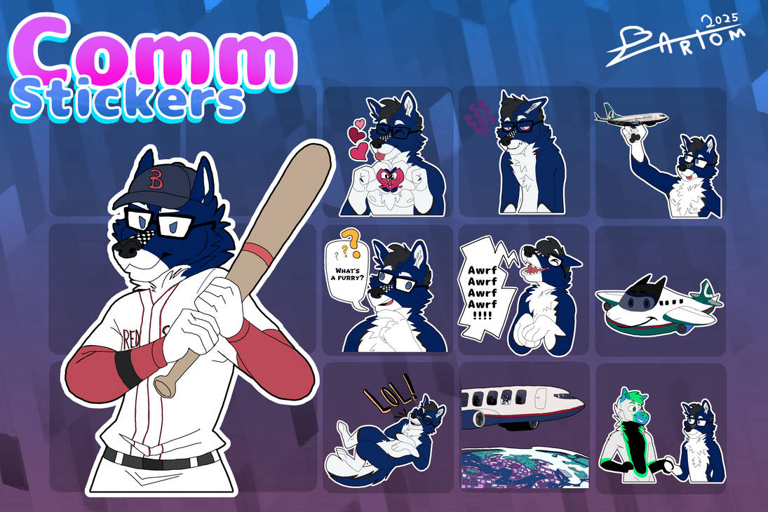 Comm Major Sticker Comm sticker pack 10 for NEATL_BC by Bartommm on DeviantArt