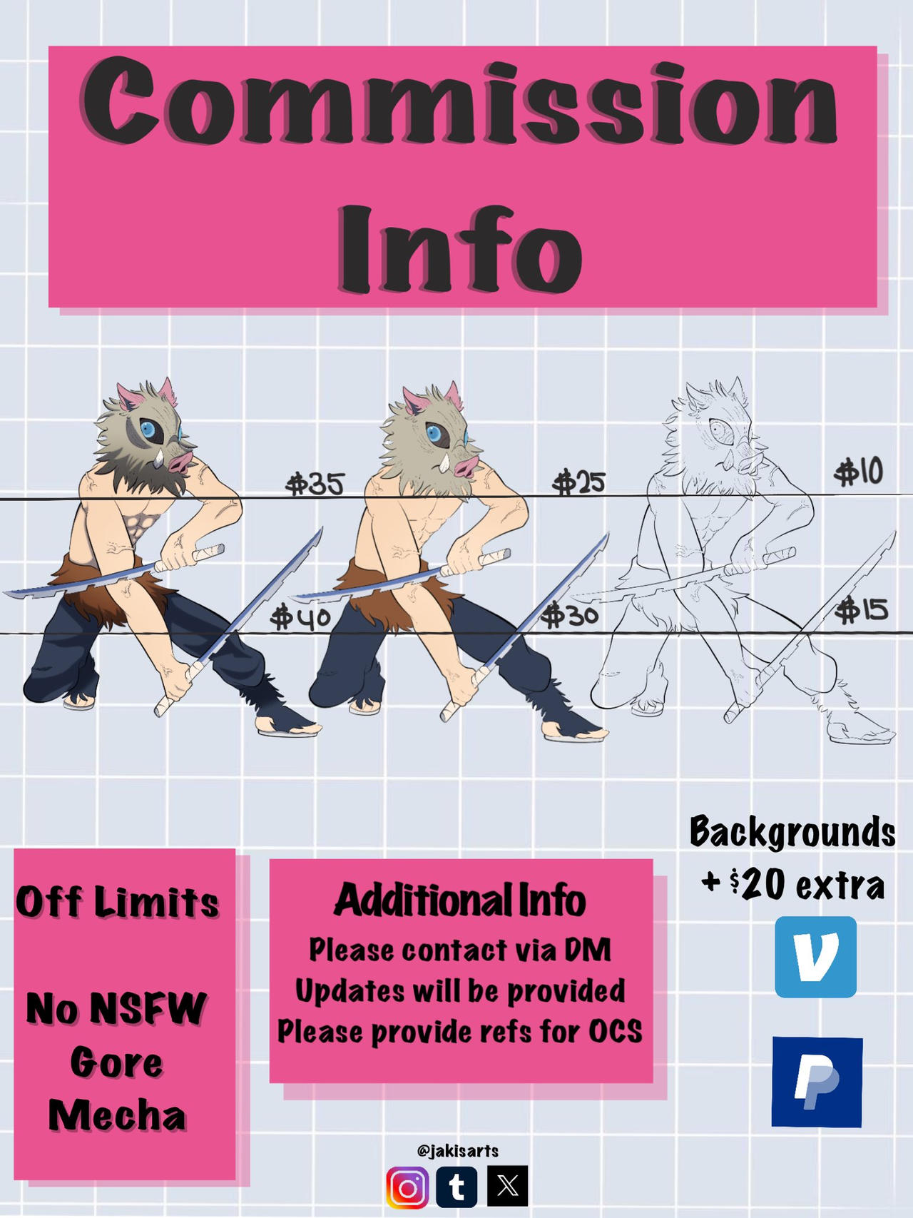 Commisson Build Fan Commisson Info by JakisArts on DeviantArt