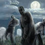 zombies in graveyard