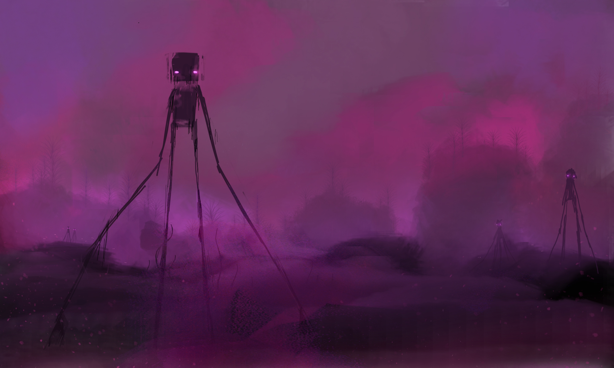 Minecraft fanart - Enderman by DevBurmak on DeviantArt