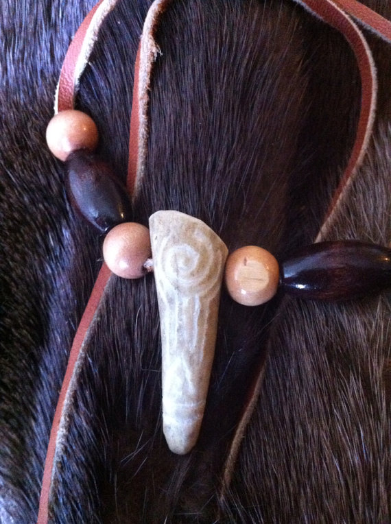 Antler Carving necklace