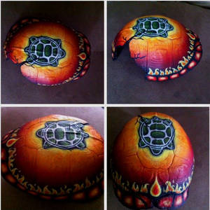 Fire Element Turtle Shell