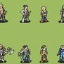 Blue Lions Battle Sprites