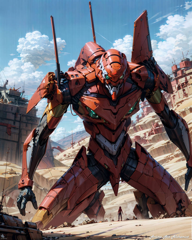 Neon Genesis Evangelion: EVA Unit-02 by AnimeArtAlchemy on DeviantArt
