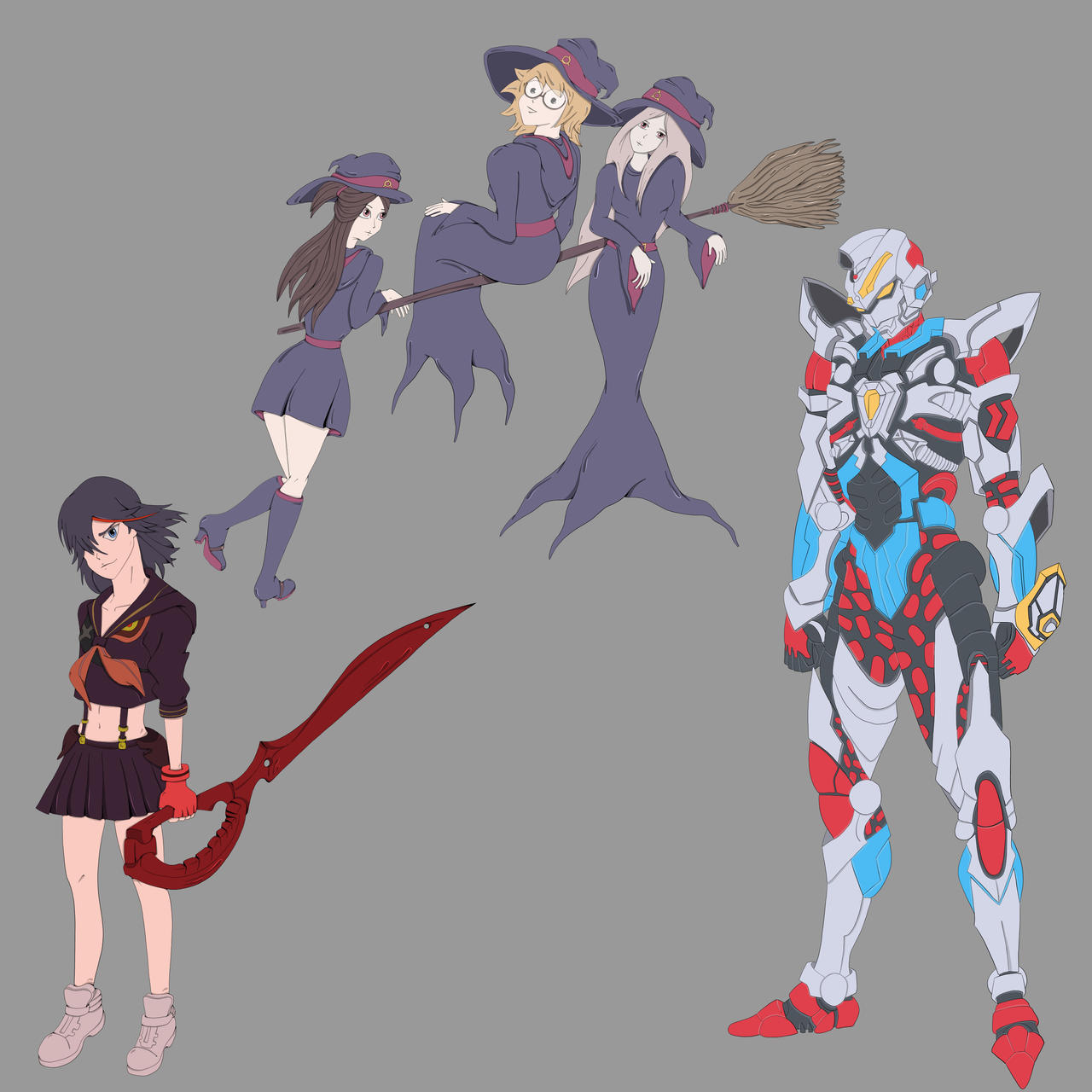 Studio trigger by IllustrationMix on DeviantArt