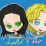 Kid Loki and Thor Chibi's....