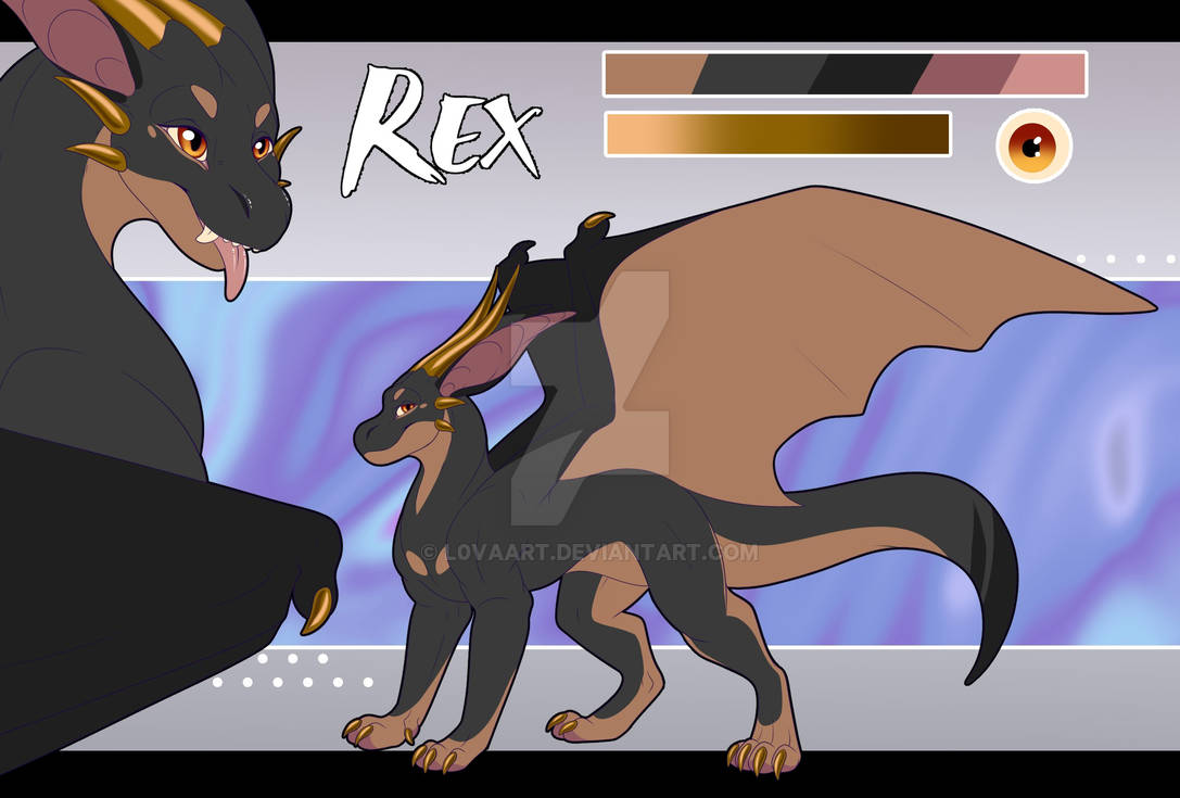 Rexpluna Deviantart Rex by L0vaArt on DeviantArt