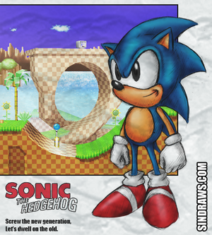Classic Sonic Card