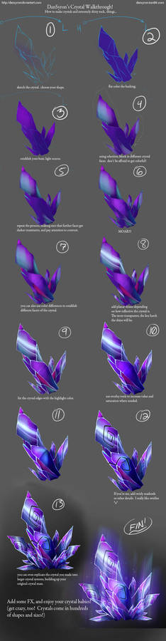 Painted Crystal Tutorial