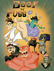 Doof n' Puss Poster