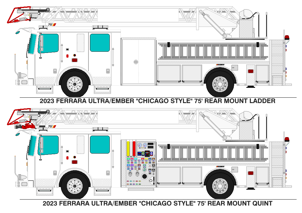 Deviantart Ember Ladder Ember 75' chicago style rear mount ladders by StormyWaters3804 on ...