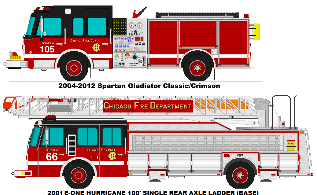 Chicago Fire Department Engine 105 Truck 66 by StormyWaters3804 on ...