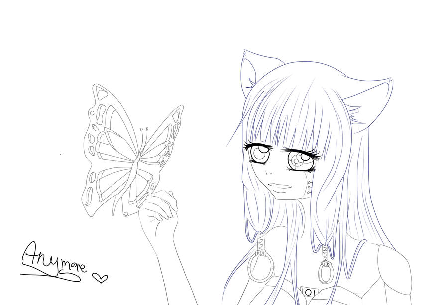 Eos Drawing Eos Fanart Outlines by BlueRainy on DeviantArt