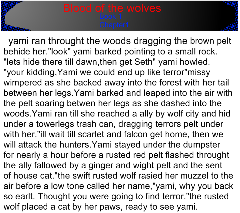 blood of the wolves part 3